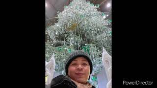 Wounderful Christmas tree/Changing Color /SWAROVSKI in Zürich City/Ghie Channel & Vlog