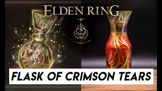 How to make the Flask of Crimson Tears from Elden Ring *Alcoholic* || Video Game Food in Real Life