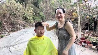 Vũng Tàu Ngày Lễ Giỗ Tổ Hùng Vương,Cắt Tóc Con Trai Và Đồ Ăn Vặt Buổi Trưa Cho Boy