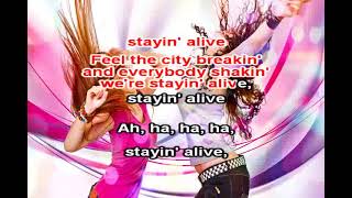 STAYING ALIVE karaoke