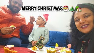 Christmas 🎄 day Humne kuch ese celebrate kiya at Home🥰with homemade cupcakes🧁 Minni ki duniya