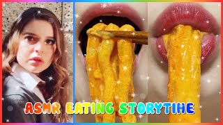 🌏ASMR EATING STORYTIME TIKTOK 🌏 POV @briannamizura @marrkadams89 || Tiktok Compilations (Part 51)