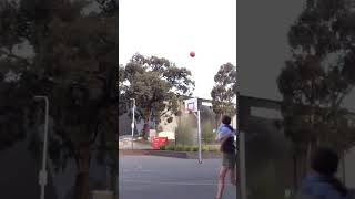 Epic Basketball trick shot #dudeperfect #trickshots #trending #shorts