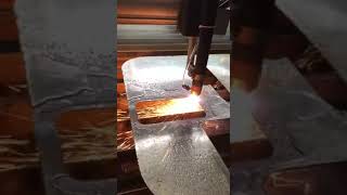 Découpe tôle galvanisée tôle peinte | CNC plasma cutter with water spray torch