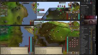 OSRS training 4 accounts at the same time