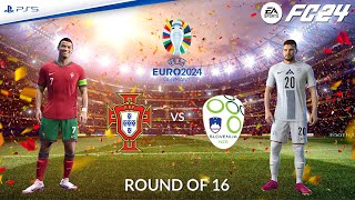 Portugal - Slovenia ⚽️ EURO 2024 "Round of 16" Match Sim | FC 24