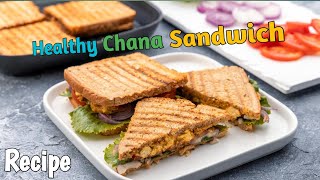 Healthy Chana Sandwich Easy Recipe|#sandwich