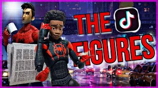 Tik Toks Favorite Action Figures - Spider-Man Into the Spiderverse Sentinel figures