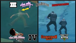 Can Cops Swim in GTA Games?