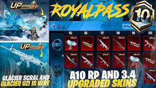 Glacier Uzi and Glacier Scral Offical Look Is Here | All Upgraded Weapons Is Here | Pubgm\Bgmi