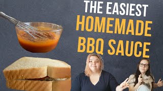 The easiest homemade BBQ sauce. [ No cooking, just stir! ]