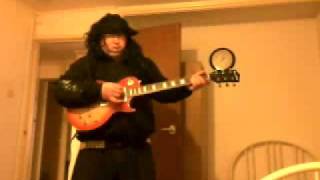 ELECTRIC GUITAR PLAYING HEADBANGER