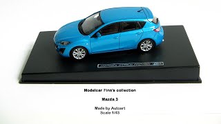 Mazda 3 BL -generation Autoart 1/43 diecast model