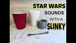 Star Wars Sounds with a Slinky (How vibration makes sound)