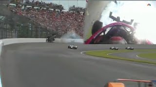 KYLE KIRKWOOD CRAZY ONBOARD FLIP - INDY 500