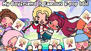 My Boyfriend Is Famous Kpop Idol 🎙 Very Sad Story | Toca Life World | Toca Boca