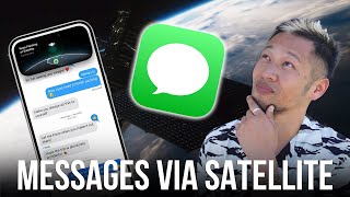 iOS 18 - Messages Via Satellite First Look Hands-On Demo w/ iPhone!