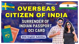 [ENG-SUB] Complete Guide to OCI & Surrender of Indian passport| Step-by-Step Process #telugu #europe