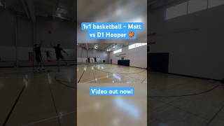 1v1 basketball, Matt vs Elite D1 hooper - video is out now! #basketball #collegebasketball #shorts