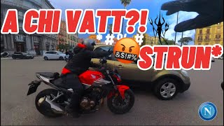 RISSA A MERGELLINA?!?! | NAPOLI |  GIORNO 2# CON MT-07 | #bikelife #lucafezza #viral #fight