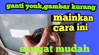 cara  mengatasi tv tabung gambar kurang kiri kanan setelah ganti defleksi