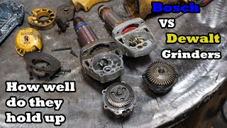 Bosch vs Dewalt grinder:  How well did they hold up over time