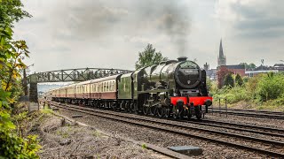 46100 Royal Scot Hurries Out of Chesterfield!