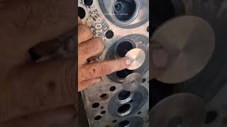 CYLINDER HEAD VALVE CHACK #kirloskar #ajaibsinghmalwa #automobile #topshorts #machanic #backholoader