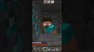 Minecraft: Is he a real herobrine ? #shorts #minecraft #shortfeed #minecraftshorts