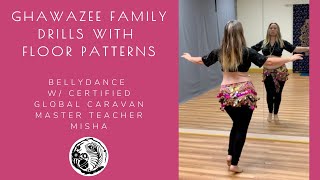 Global Caravan Tribal Bellydance Drills: Ghawazee Family Drills with Floor Pattern