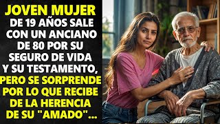 JOVEN MUJER SALE CON UN ANCIANO POR SU SEGURO DE VIDA, PERO SE SORPRENDE CUANDO RECIBE LA HERENCIA..