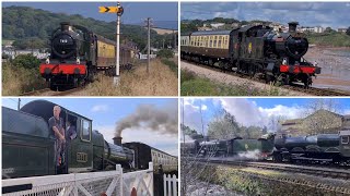 😍 10 lovely views of Great Western steam engines at work in 2023/24 😀