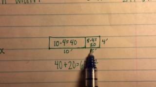 Area and the Distributive Property