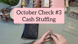 October Cash Stuffing | Check #3 | Zero-based Budget