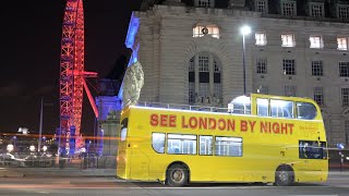 London evening tour bus full commentary with tour guild 4k 60fps