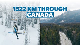 1522 km SKI ROAD TRIP durch KANADA!