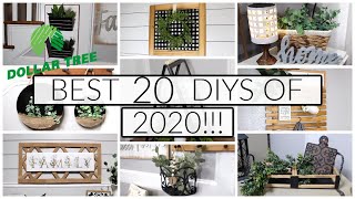 BEST 20 DIYS OF 2020!!! | DOLLAR TREE DIYS | TOP 20 DOLLAR TREE DIYS