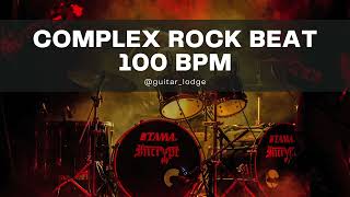 100 BPM - Complex Rock Beat - Drum Track / Loop