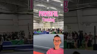 Looking to get More Power in Your Tumbling Passes? #gymnasticsskills #gymnast #gymnasticstraining