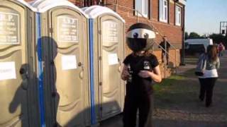 Camping Ninjas and the Portaloos - Campingninja on tour