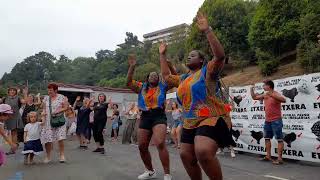 Saugga y Rash_ en jornada feminista en Portu Zaharra, Euskal Herria