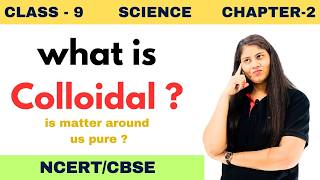 What is Colloidal Solution ? Is Matter Around Us pure ? class 9 chemistry | chapter 2