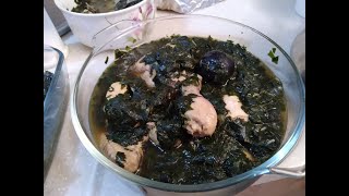 tara luto tayo saluyot! Chicken (Molokhia) Jute Leave Stew  | Recipe No. 35