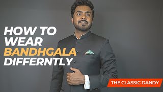 Men's classic fashion styles: How to wear Bandhgala like a pro | Black Bandhgala