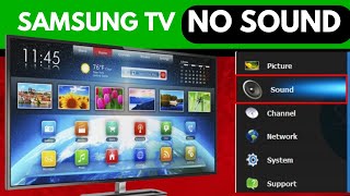 If you're experiencing no sound on your Samsung TV, Try this guide to fix it with few steps