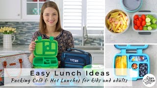 Easy Lunch Ideas I Packing Cold and Hot Lunches