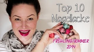 Top 10 Nagellacke - Frühling/Sommer 2014