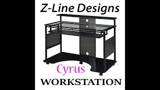 Z-Line Designs Cyrus Workstation computer desk