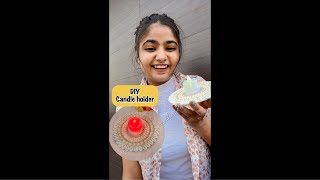 DIY unique tealight candle holder😱 #diy #youtubeshorts #shorts #diwali @itspriyanjalisingh