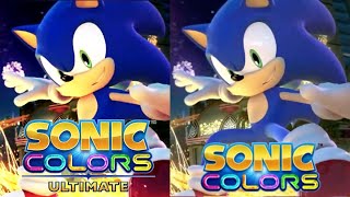 Sonic Colors Ultimate V.S Sonic Colors (Comparison)